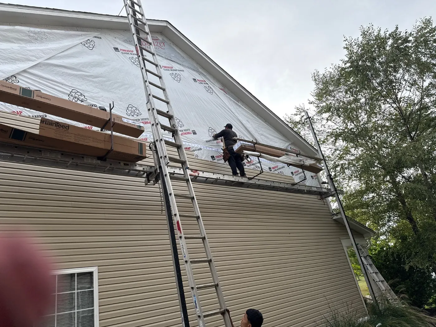 Vinyl siding replacement completed in Harvest Meadows